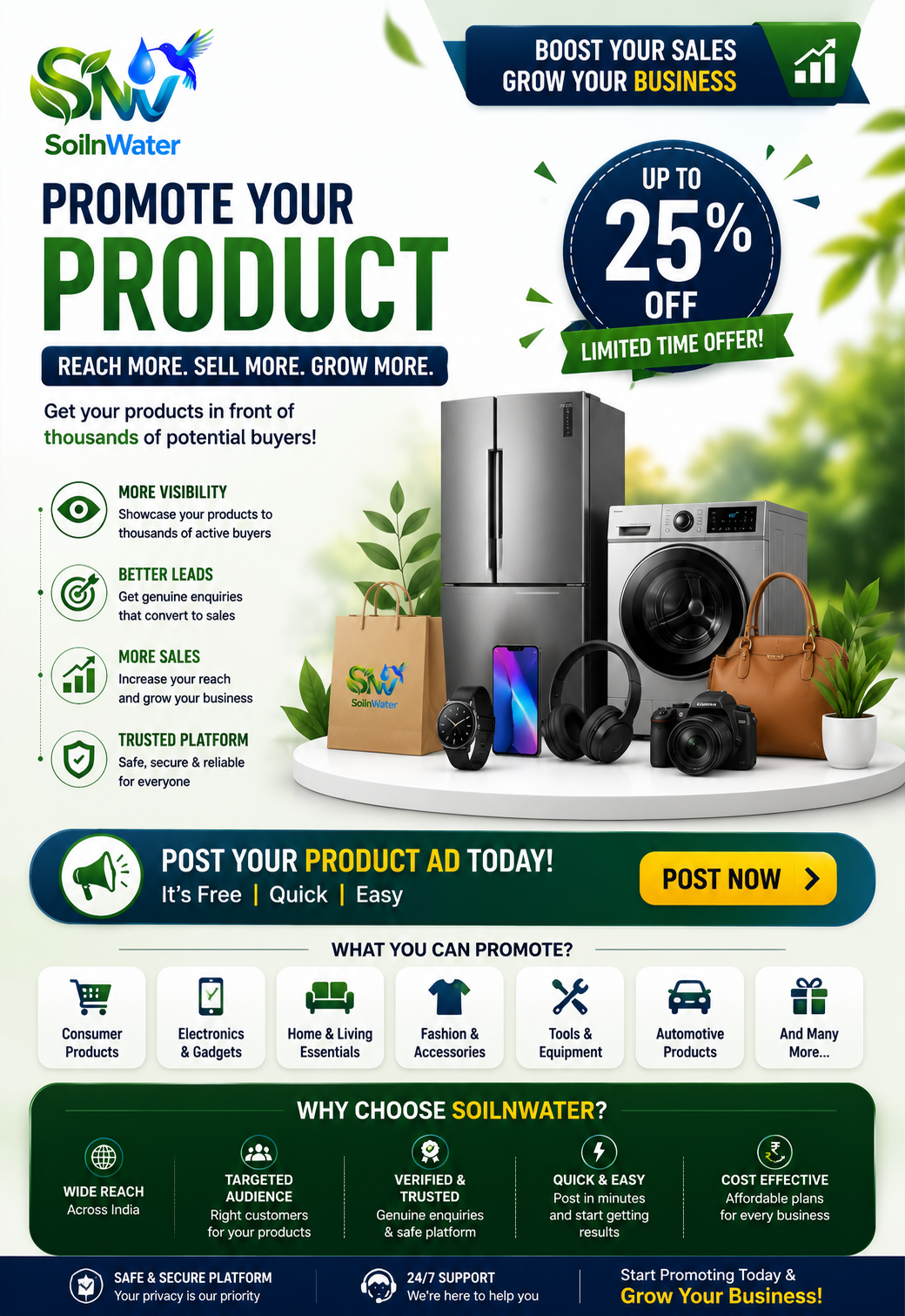 PROMOTE YOUR PRODUCTS WITH US